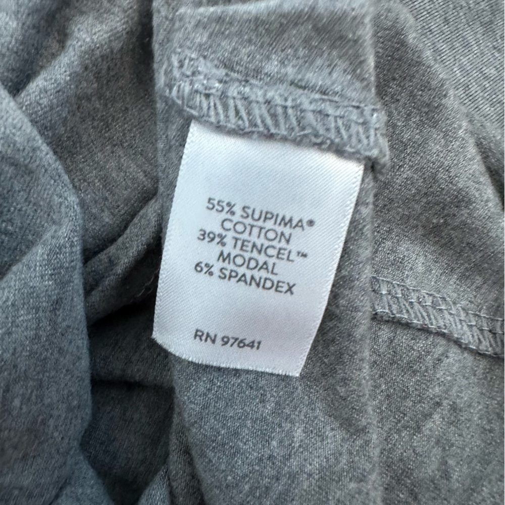 J. Jill womens Luxe Supima Boat Neck Tee Shirt Top XS Heathered Gray(j10) - Picture 8 of 13